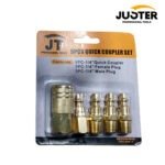 ADAPTADOR NEUMATICO DORADO 5PC JT JDQT0408
